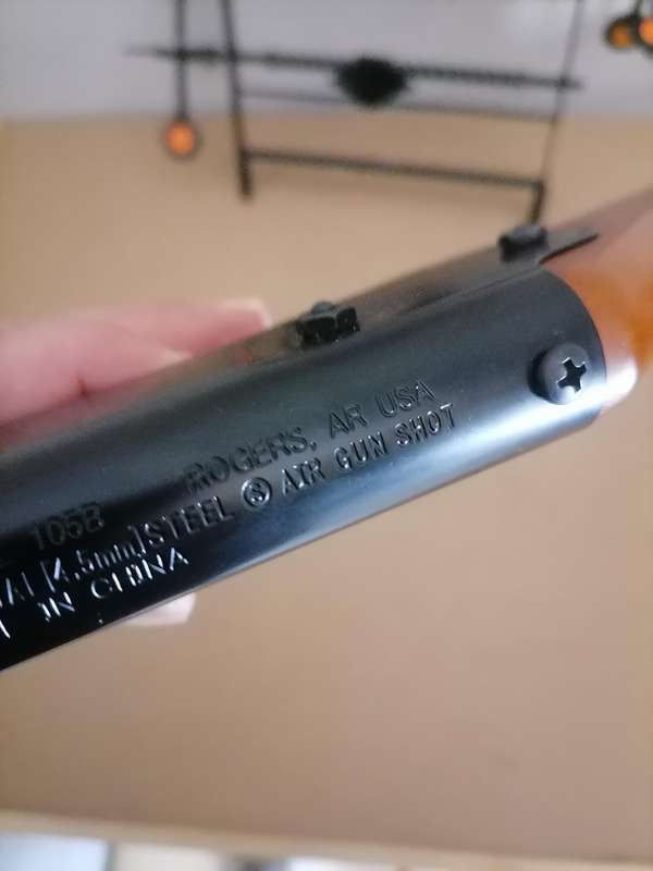 DAISY BUCK BB GUN MODEL 105 B Roger's USA 4,5MM Calaber LEVER ACTION The Gamo Targets Corkscrew