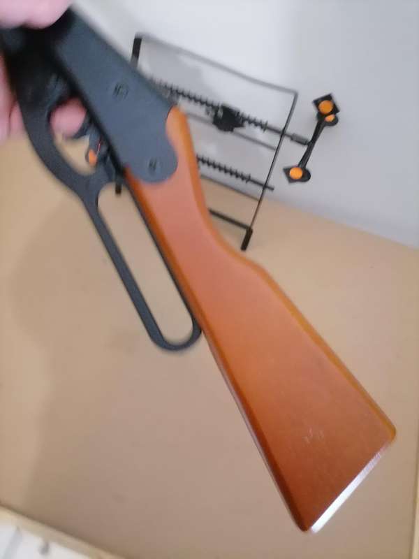 DAISY BUCK BB GUN MODEL 105 B Roger's USA 4,5MM Calaber LEVER ACTION The Gamo Targets Corkscrew