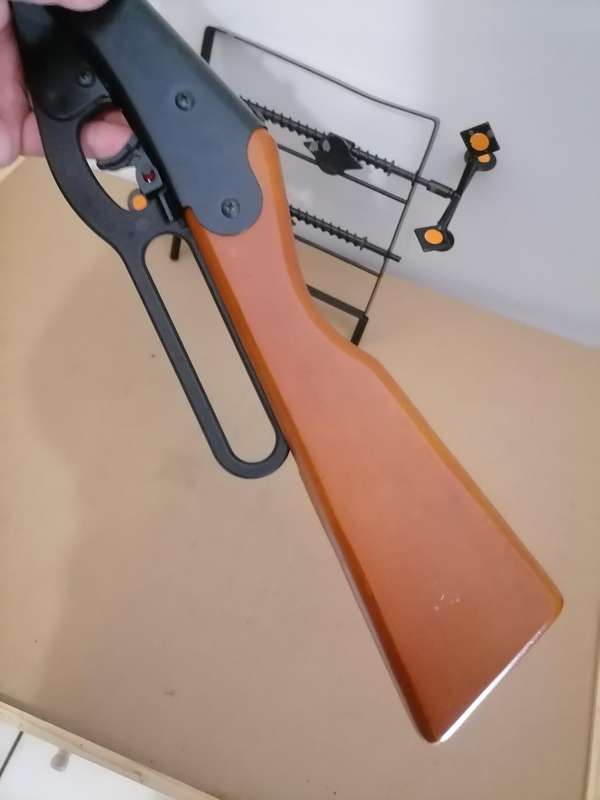 DAISY BUCK BB GUN MODEL 105 B Roger's USA 4,5MM Calaber LEVER ACTION The Gamo Targets Corkscrew