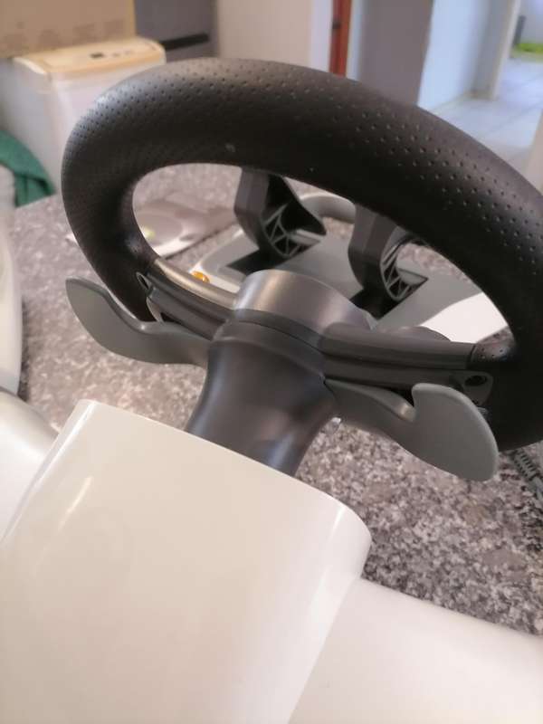 Microsoft Xbox 360 Wireless Racing Steering Wheel, Pedals, Clamp Mounting - BOOKLET - VERY RARE