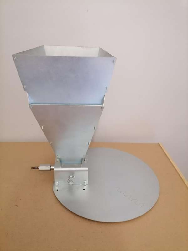 Monster Mill 1 Roll Mill with Hopper and Base - CRUSHER - USED BUT LIKE NEW - CONNECT TO POWER DRILL