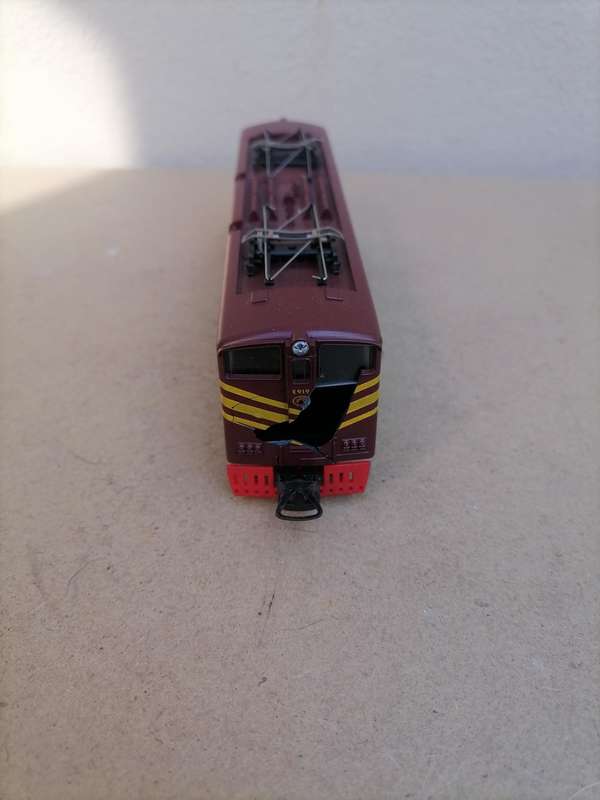 LIMA 20 8057 SOUTH AFRICAN RAILWAYS CLASS 5E ELECTRIC LOCO BROWN E919 - MADE IN ITALY