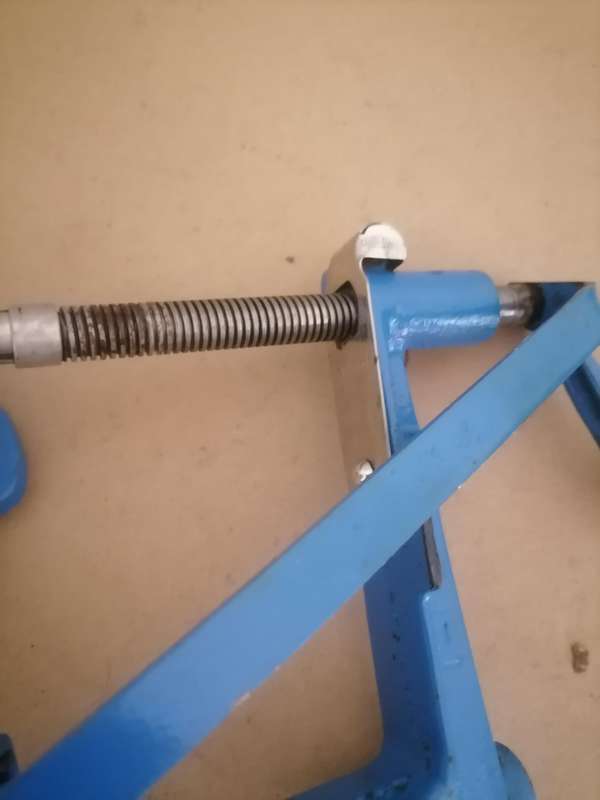 Original vintage cast metal Pefra Peach/Apple Peeler in excellent working condition