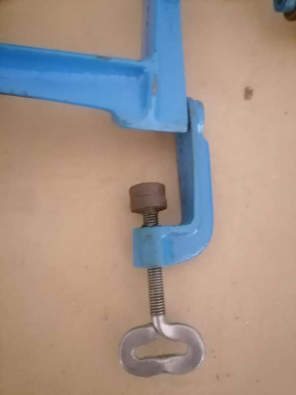 Original vintage cast metal Pefra Peach/Apple Peeler in excellent working condition