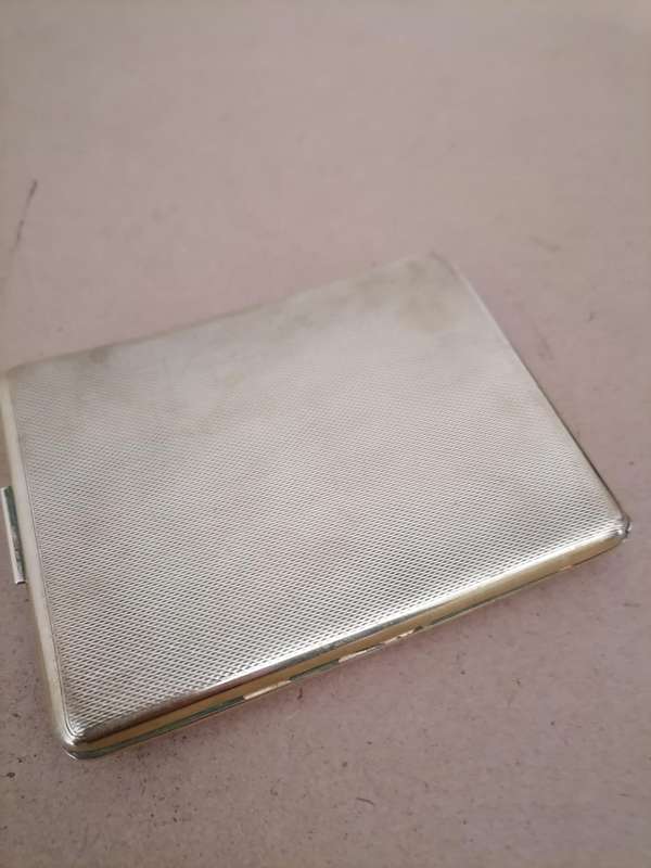 VOORTREKKER MONUMENT~ CIGARETTE CASE~MAP OF SA~BY ZILVERFABRIEK VOORSCHOTEN~HOLLAND