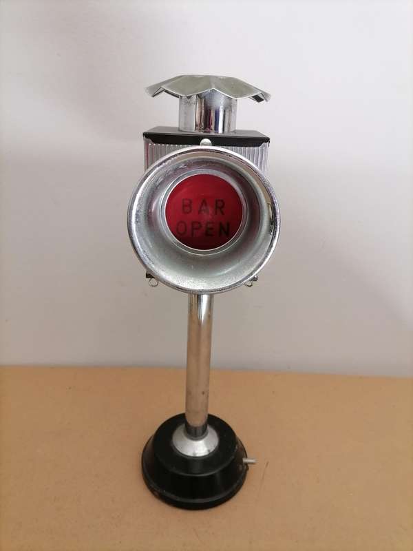 Vintage Bar Open Light Railroad Lantern Metal JAPAN Made - NOT TESTED