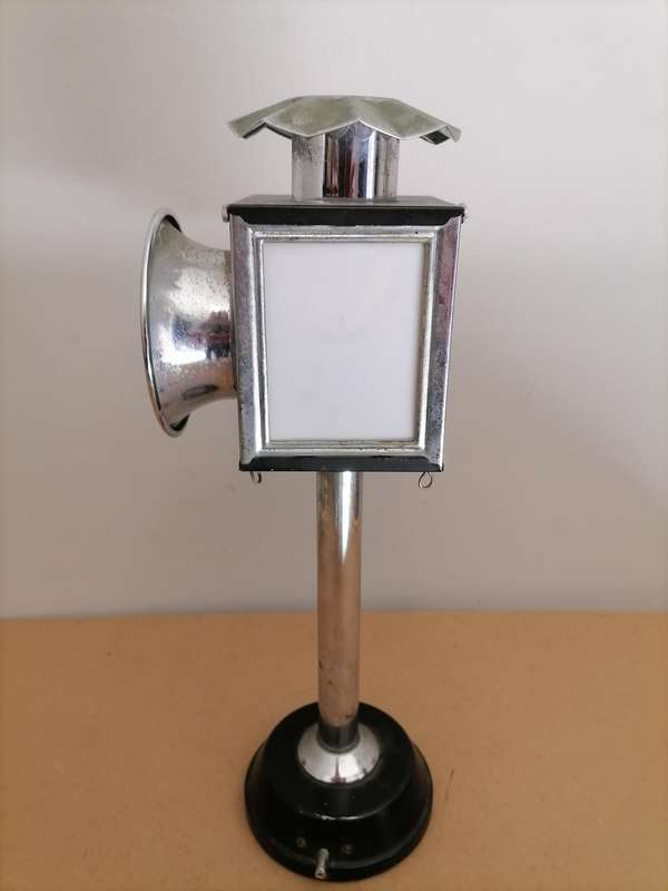 Vintage Bar Open Light Railroad Lantern Metal JAPAN Made - NOT TESTED