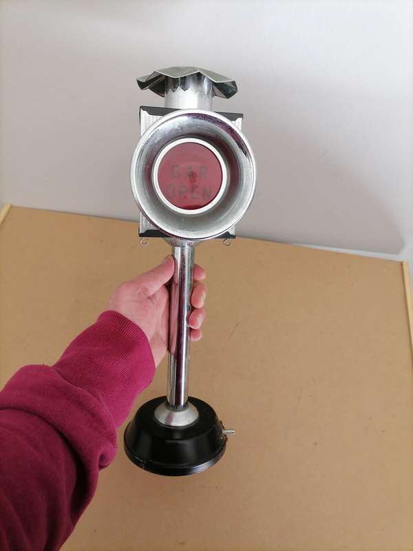 Vintage Bar Open Light Railroad Lantern Metal JAPAN Made - NOT TESTED