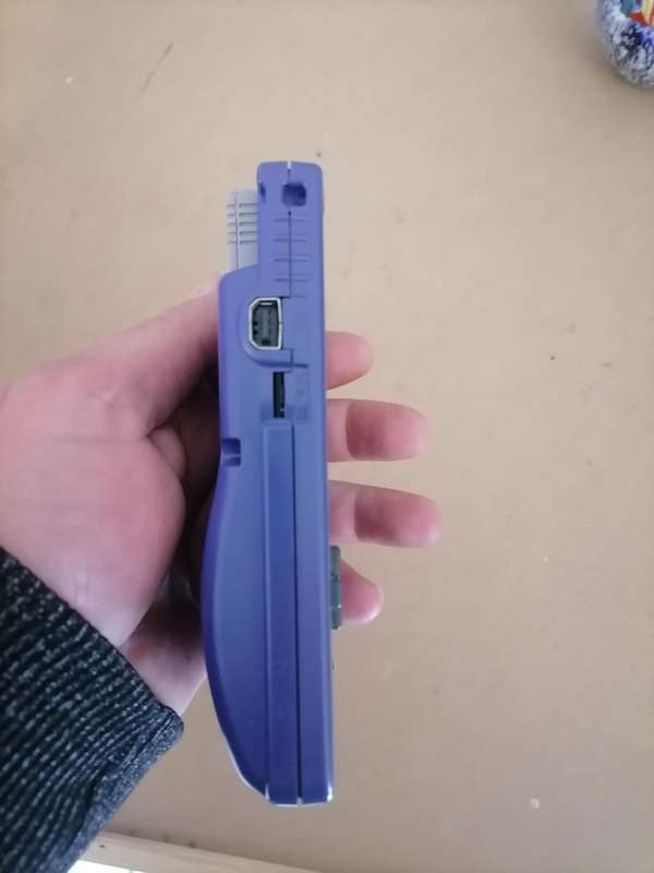 1998 Nintendo Game Boy Color Console CGB-001 Grape Purple + Super 19 in 1 Game - 100% WORKING
