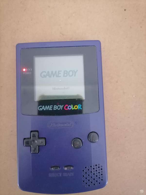 1998 Nintendo Game Boy Color Console CGB-001 Grape Purple + Super 19 in 1 Game - 100% WORKING
