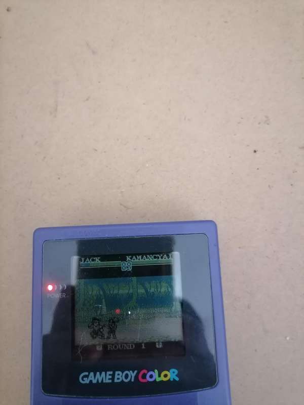 1998 Nintendo Game Boy Color Console CGB-001 Grape Purple + Super 19 in 1 Game - 100% WORKING