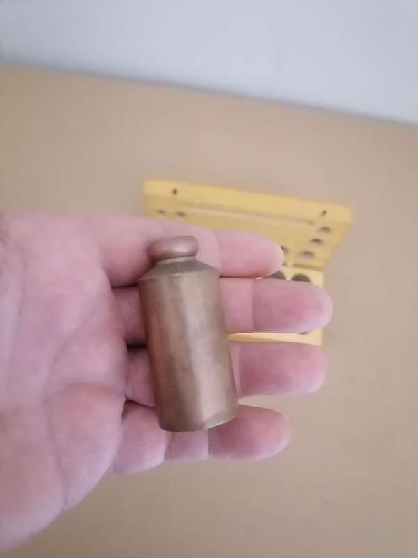 Vintage Full Set Gram Apothecary Copper Weight in Box