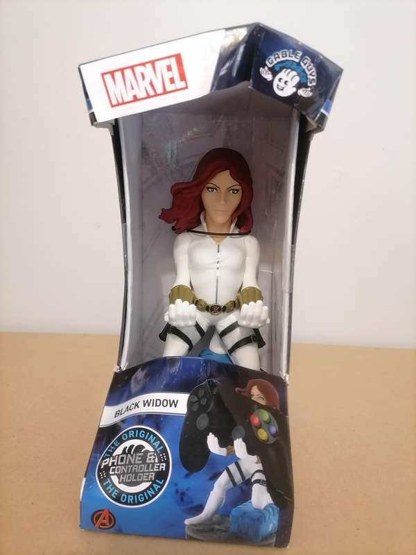 Marvel Cable Guys Black Widow Controller and Phone Holder - BRAND NEW Just Box Damaged