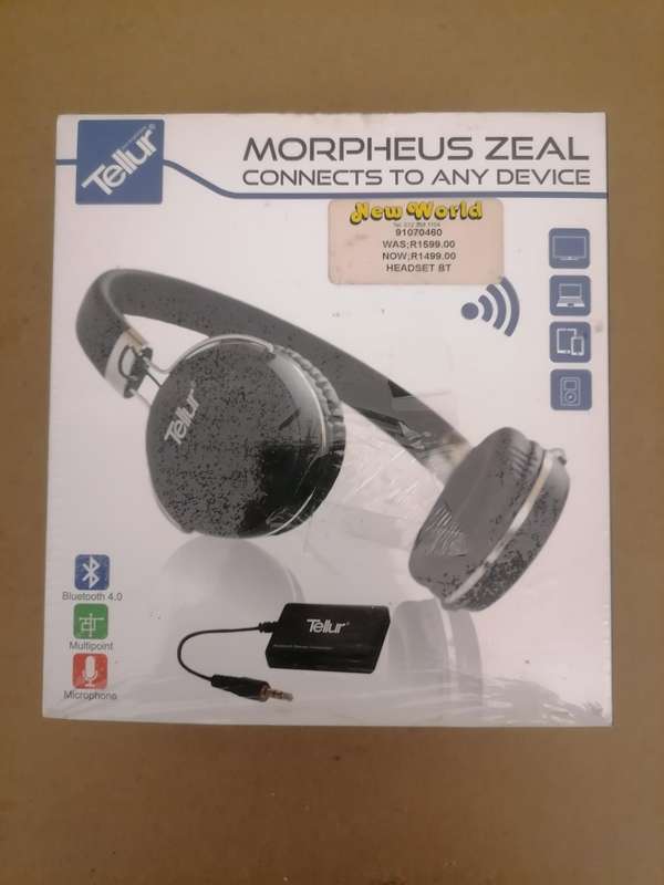 BLUETOOTH HEADPHONES TELLUR  MORPHEUS Zeal - BRAND NEW