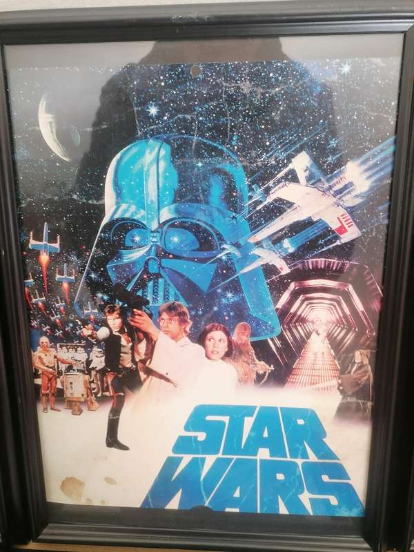 MASSIVE ORIGINAL STAR WARS BUNDEL - 1 Bladebuilders Force Master Lightsaber MULTI-COLORED - 6 FRAMED