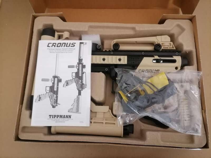 Tippmann Cronus Tactical Paintball Gun - Black / Tan BRAND NEW - SELLING FOR A BARGAIN