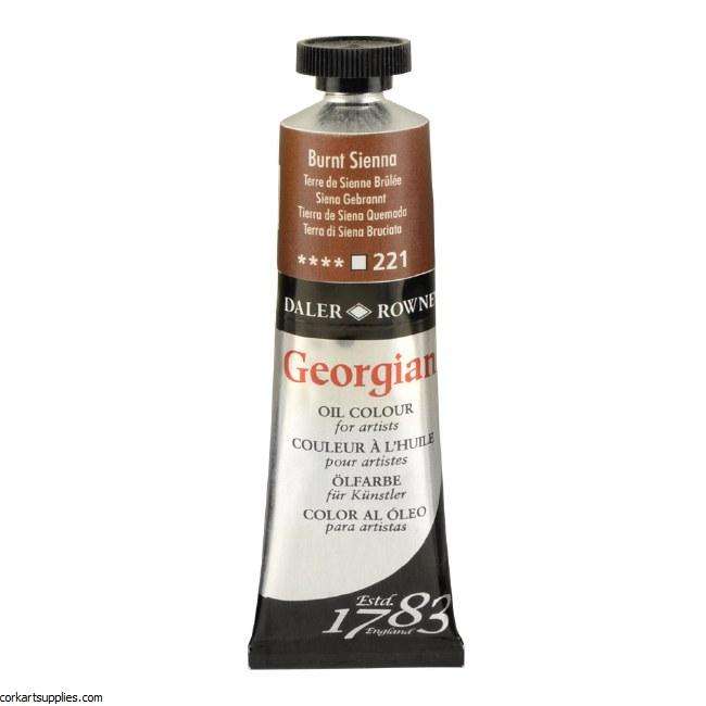 Daler Rowney _ Georgian Oil _ Burnt Sienna _225ml