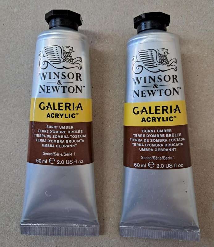 Winsor & Newton Galeria Acrylic S1 _ Burnt Umber_ 60ml