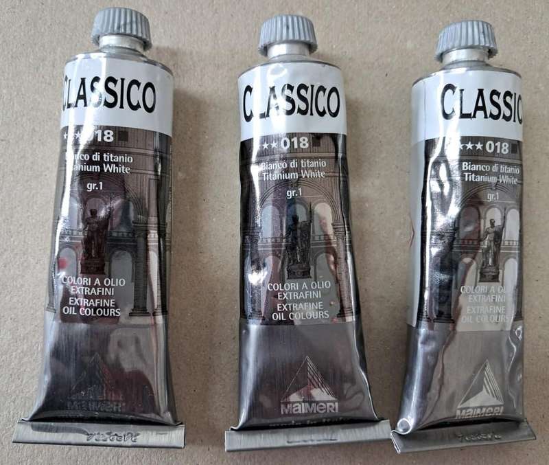 Classico Oil Colour _ Titanium White  018 _ 60ml