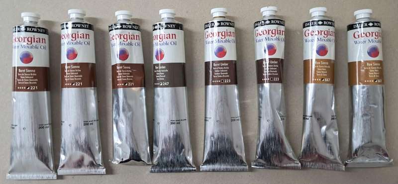 Daler Rowney - Georgian Water Mixable Oil - 200ml Various Colors