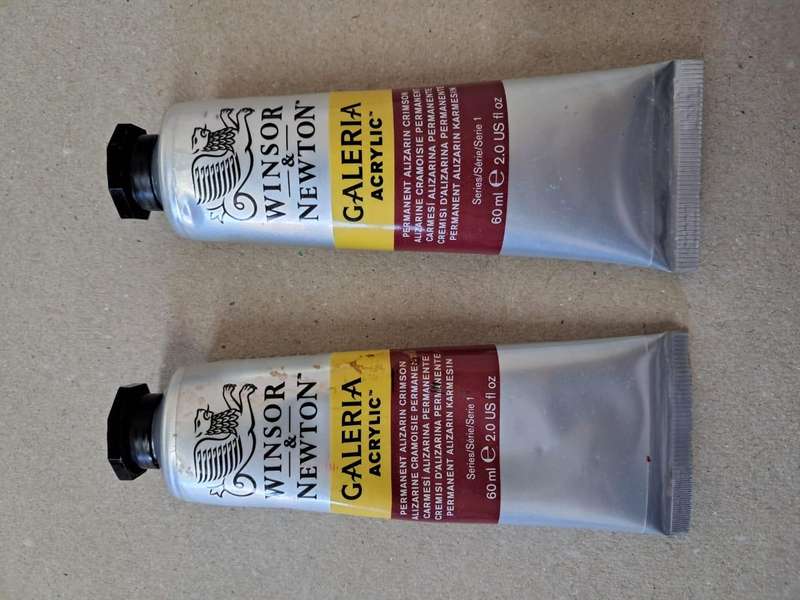 Winsor & Newton Galeria Acrylic S1 _ Permanent Alzarin Crimson _ 60ml