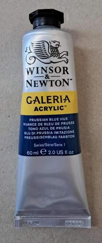 Winsor & Newton _ Galeria Acrylic _ S1 _ Prussian Blue Hue_ 60ml
