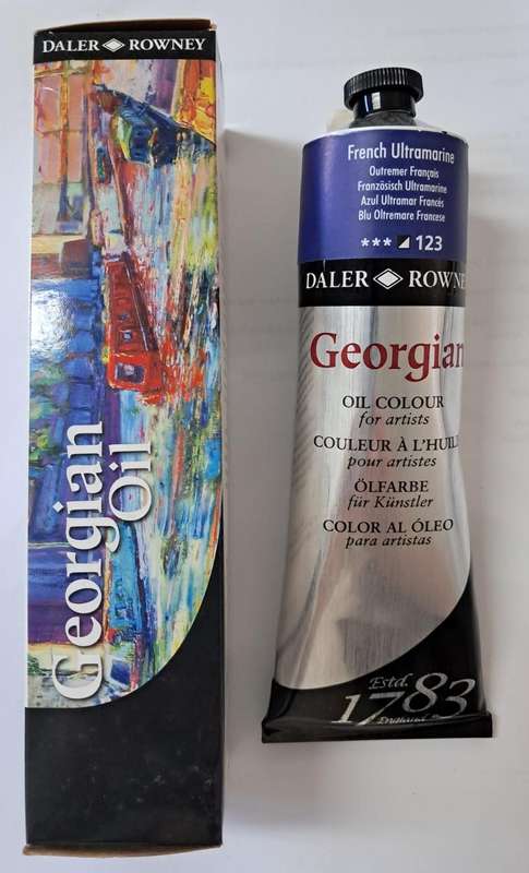 Daler Rowney Georgian Oil Colour _ French Ultramarine 225ml