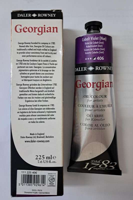 Daler Rowney _ Georgian Oil _ Cobalt Violet _ 225ml