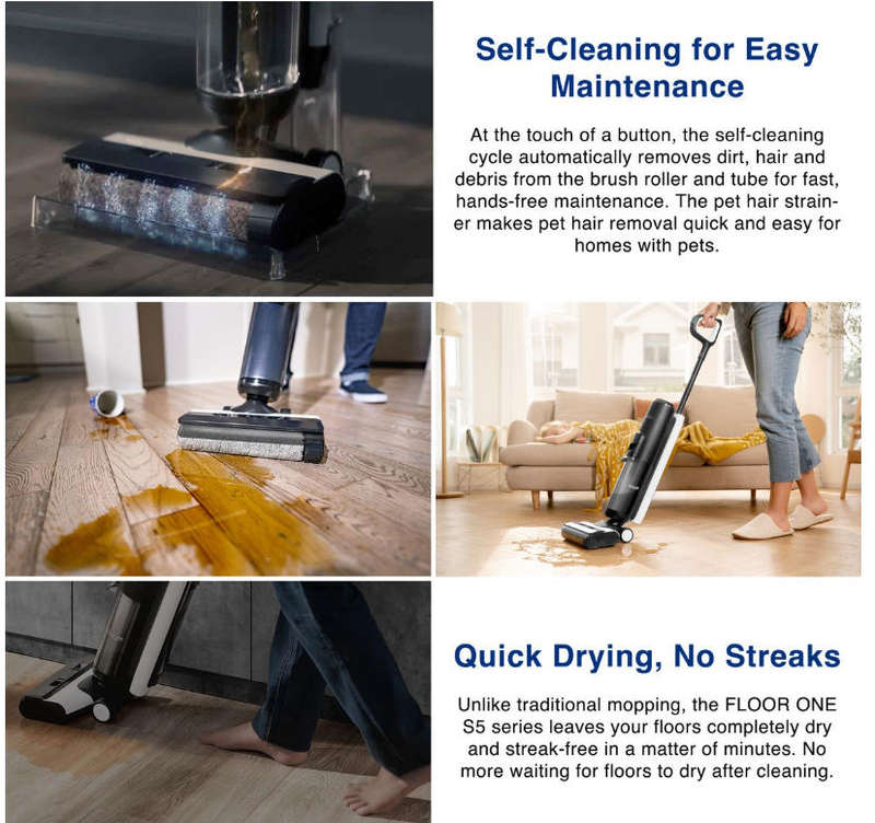 Tineco FLOOR ONE S5 Smart cordless Vacuum & Wash