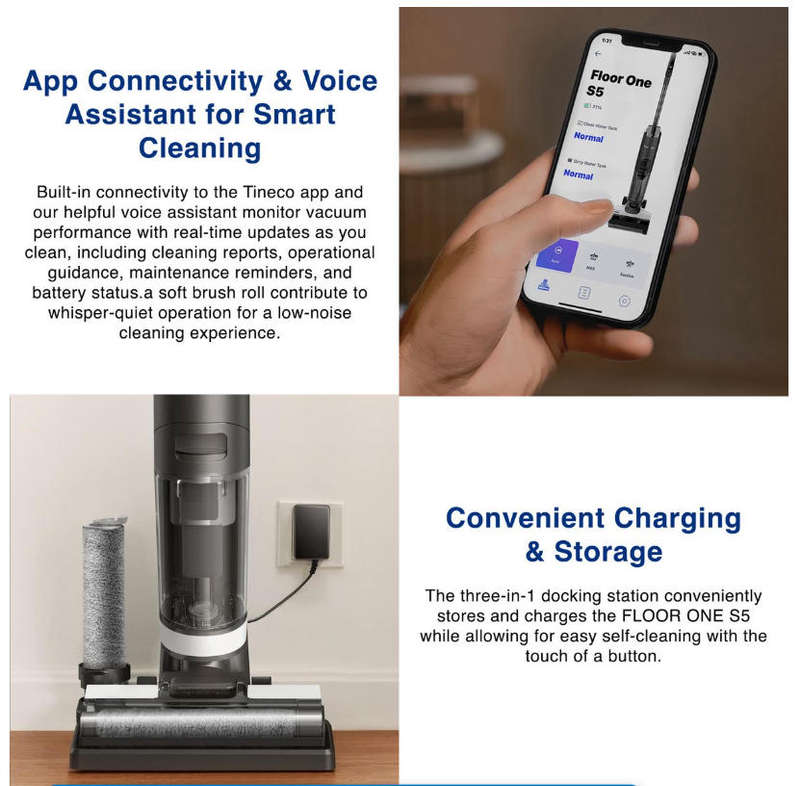 Tineco FLOOR ONE S5 Smart cordless Vacuum & Wash