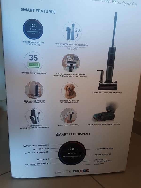 Tineco FLOOR ONE S5 Smart cordless Vacuum & Wash