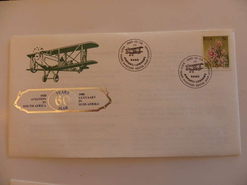RSA (1980) - 60th Anniversary of Aviation in SA Illustrated FDC