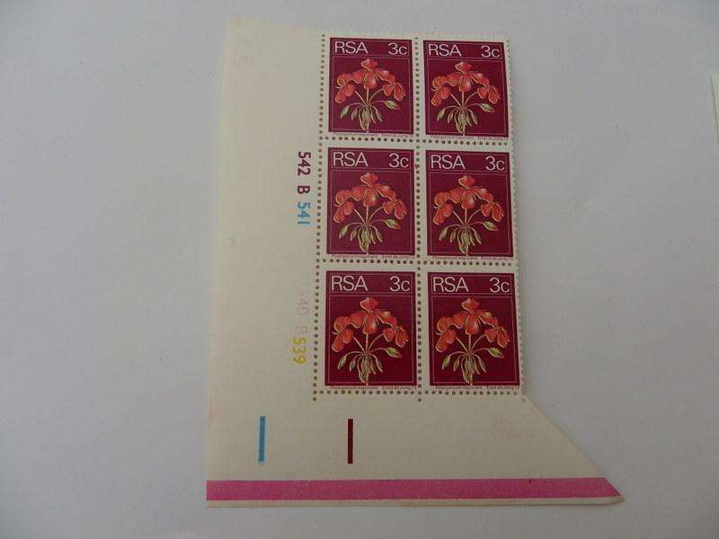 RSA 2nd Definitive Series (1974) - 3c Mint Control Block #541 A-block No Date