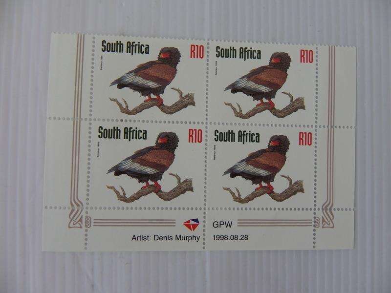 RSA 6th Redrawn Def Series (1998) - R10 Mint Control Block #No Number Dated 1998-08-28