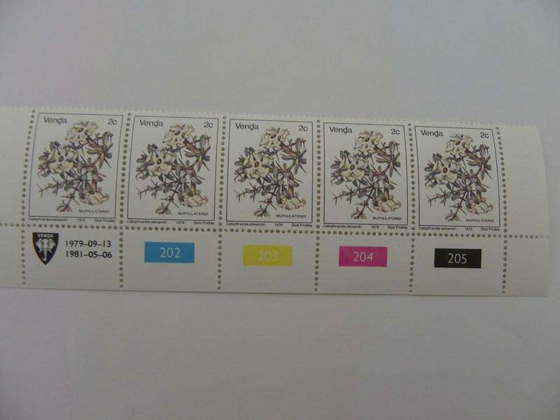 Venda 1st Definitive Series (1979) - 2c Mint Control Block (#202 Dated 1981-05-06)