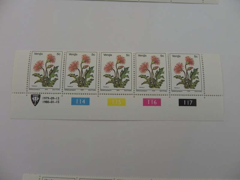 Venda 1st Definitive Series (1979) - 5c Mint Control Block (#114 Dated 1980-01-15)