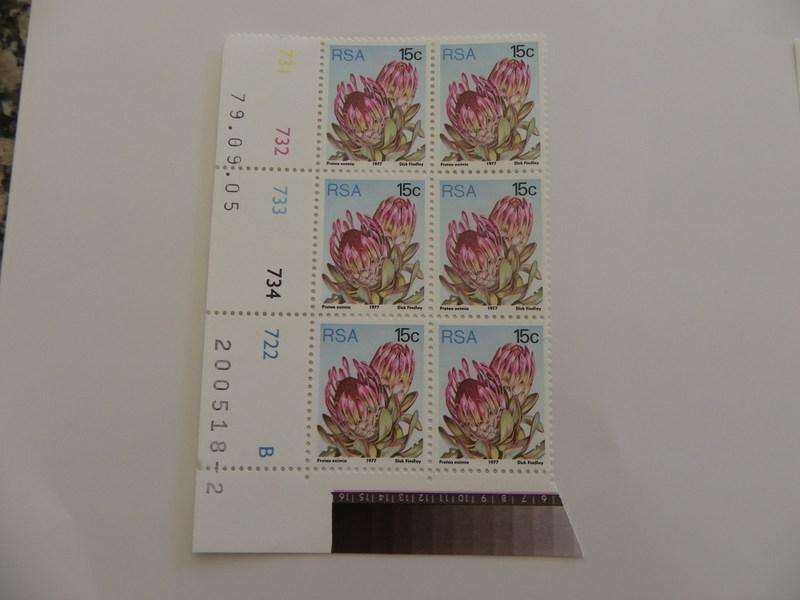 RSA 3rd Definitive Series (1977) - 15c Mint Control Block #731 B-Block Dated 79.09.05