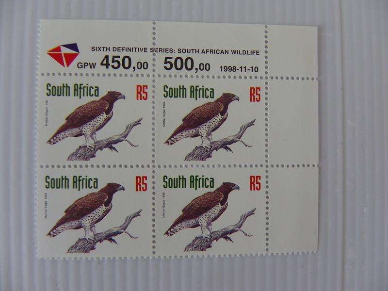 RSA 6th Redrawn Def Series (1998) - R5 Mint Control Block #No Number Dated 1998-11-10