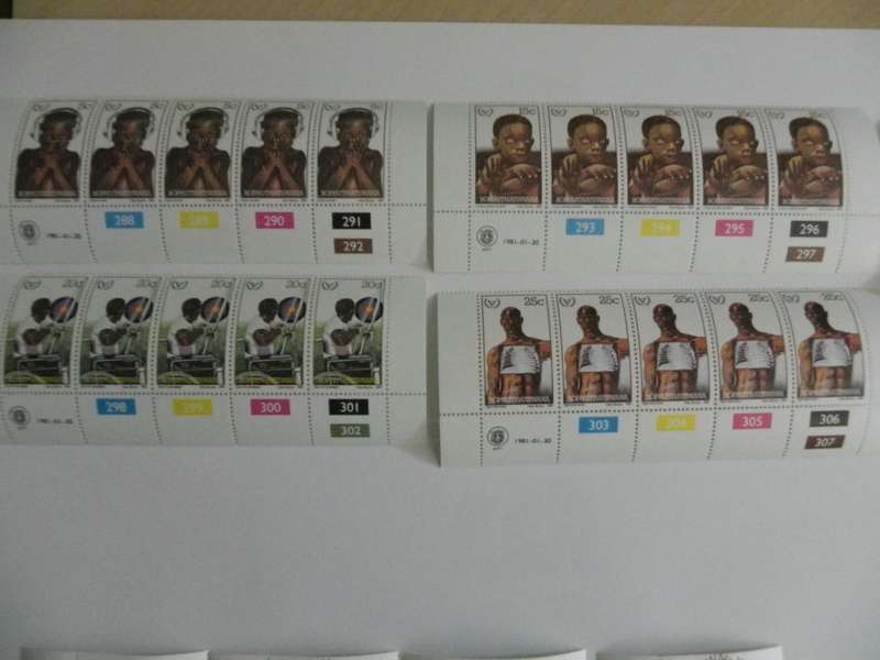 Bophuthatswana 1.16 (1981) - International Year of the Disabled Mint Control Block Set