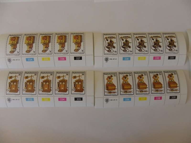Bophuthatswana 1.18 (1981) - History of the Telephone Mint Control Block Set