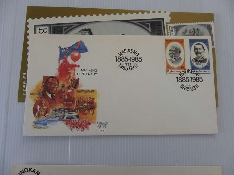 Bophuthatswana 1.32.1 (1985) - Mafeking Centenary FDC with SAPO Brochure
