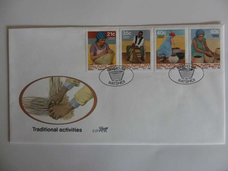Bophuthatswana 2.21 (1990) - Traditional Crafts Official FDC