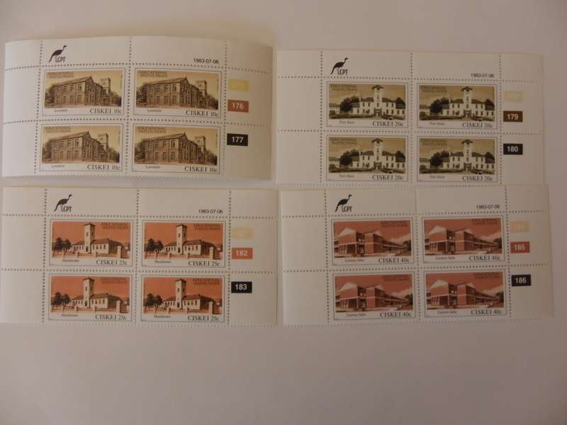 Ciskei 1.07 (1983) - Educational Institutions  Mint Control Block Set