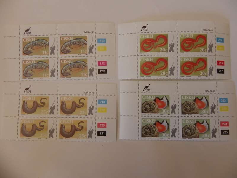 Ciskei 1.10 (1984) - Fishbait Mint Control Block Set