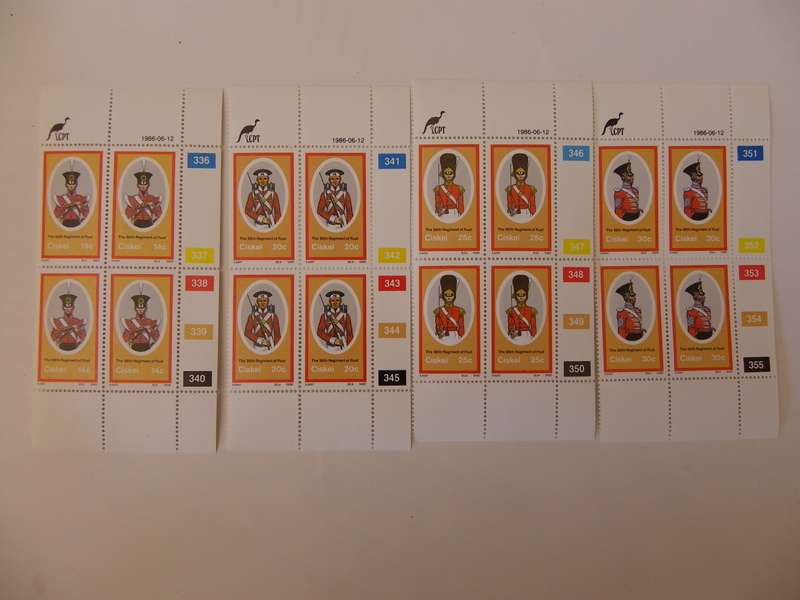 Ciskei 1.18 (1986) - British Uniforms Mint Control Block Set