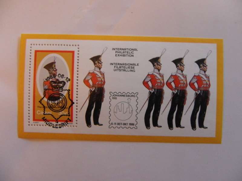Ciskei SAF01 (1986) - British Uniforms Mint Miniature Sheet