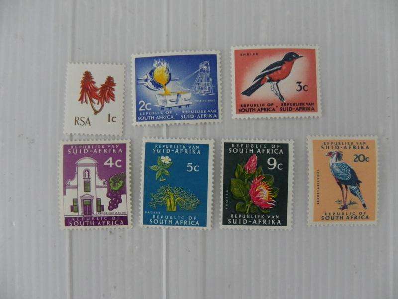 RSA (1961) - 1st Decimal Definitive Series Additional Values Mint Set