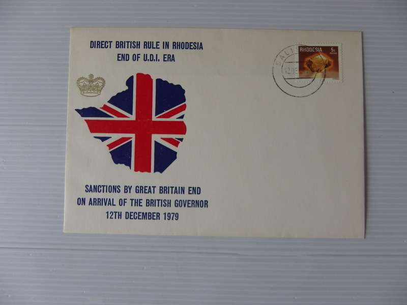 Rhodesia (1979) - Sanctions by Great Britain Ends Illustrated FDC