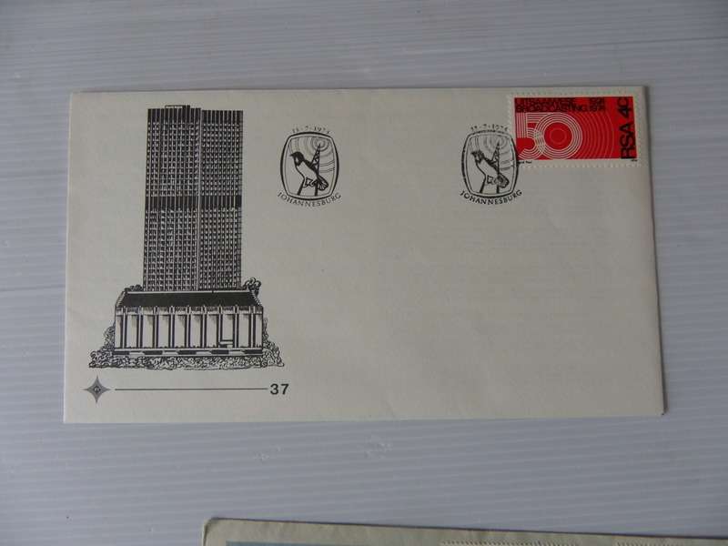 RSA 1.37 (1974) - 50th Anniversary of Broadcasting Official FDC