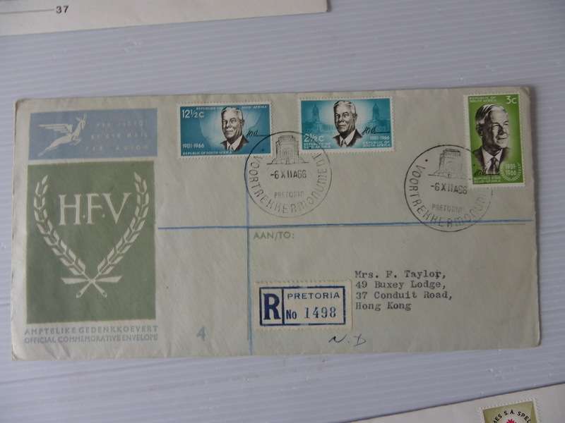 RSA 1.04 (1966) - Verwoerd Commemoration Official FDC